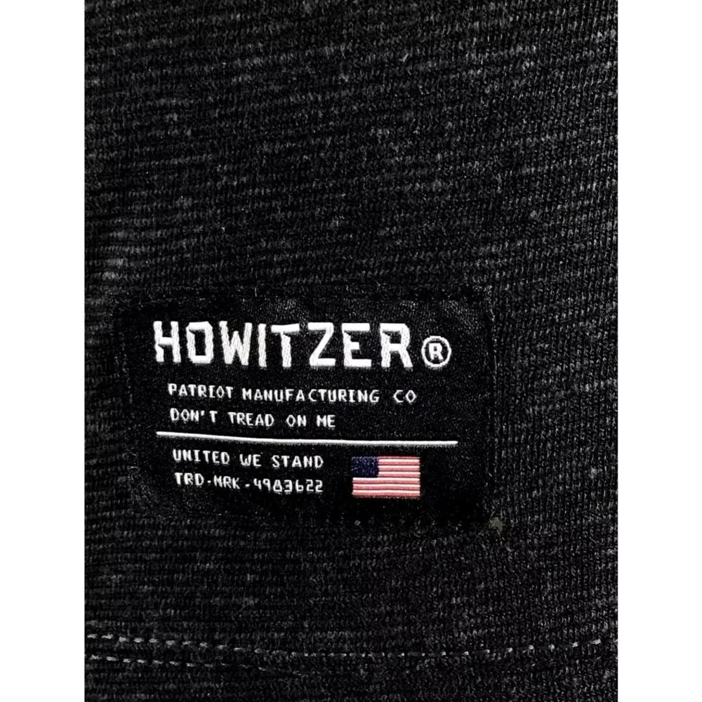 Howitzer Style Men's T-Shirt SKULL FLAG Military Grunt S M L XL 2XL 3XL - Picture 10 of 12